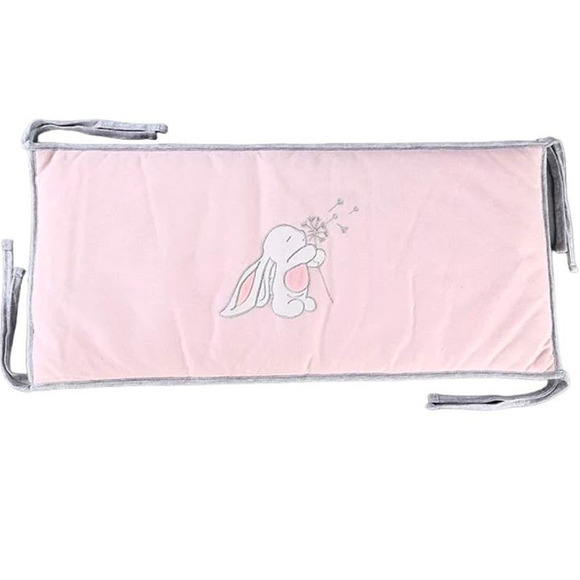 Vertbaudet 5 Piece Nursery Décor with Cute Pink Bunny Patterns for Girls Room - Picture 3 of 6